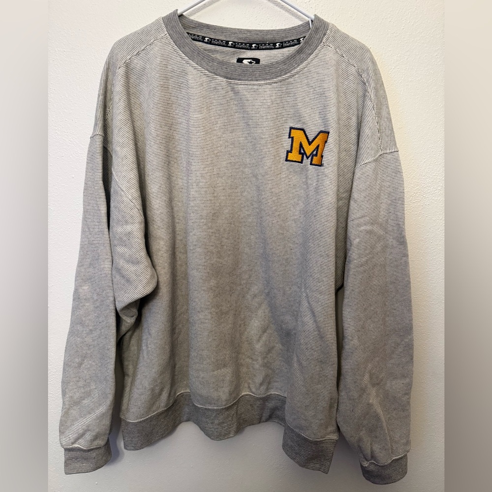 VINTAGE 90s Michigan Wolverines STARTER Crewneck Sweatshirt